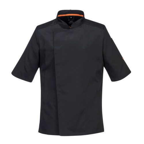 Portwest C738 Jacheta Mesh Air Pro S/S Negru Mărimea L