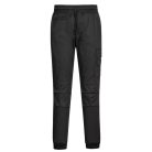 Pantaloni cu cinci buzunare pentru depozitare Portwest C074 Stretch Chefs Joggers Negru Mărimea L