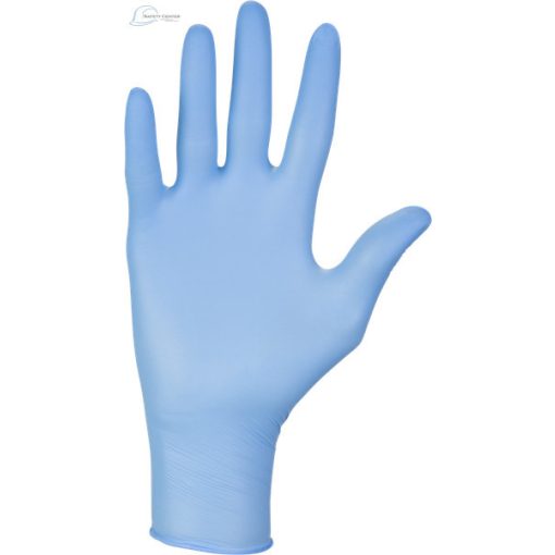 Mănuși nitril de unică folosință fără pudră pentru bucătari,  Nitrylex albastru